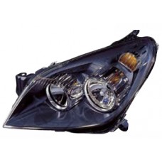 HEADLAMP - BLACK - W/MOTOR (LH)
