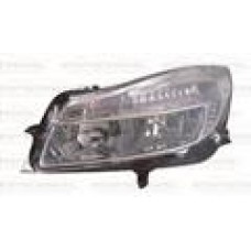 HEADLAMP - CHROME - W/MOTOR (HALOGEN) (LH)