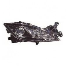 HEADLAMP - BLACK - HALOGEN (RH)