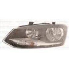 HEADLAMP - TWIN REFLECTOR - W/CHROME STRIP (HELLA TYPE) (LH)