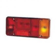 REAR LAMP LENS - PICKUP (RED/AMBER) (RH)