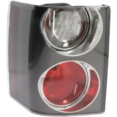 REAR LAMP - RED/CLEAR - SILVER BEZEL (LH)