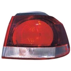 REAR BOOT LAMP - TINTED RED/CLEAR - HELLA DESIGN (NOT LED) (LH)