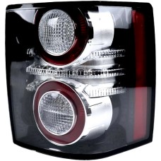 REAR LAMP - CLEAR - DARK GREY BEZEL, W/RED TRIMS (RH)