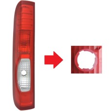 REAR LAMP - 4 NOTCHES ON BULB HOLDER (LH)