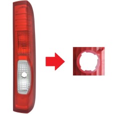 REAR LAMP - 4 NOTCHES ON BULB HOLDER (RH)