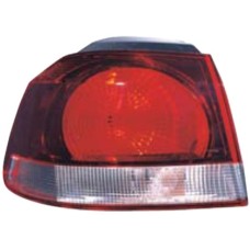 REAR WING LAMP - TINTED RED/CLEAR - HELLA DESIGN (HALOGEN) (LH)