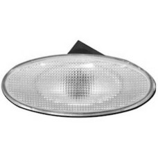 WING REPEATER LAMP - CLEAR - LARGE OVAL (LH)