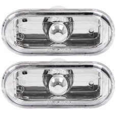 WING REPEATER LAMP SET - CRYSTAL CLEAR - OBLONG (UNSIDED) (2 PCS)