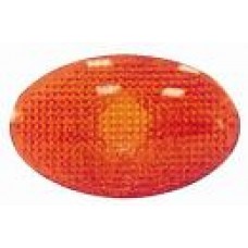 WING REPEATER LAMP - SMALL OVAL - AMBER (UNIVERSAL)