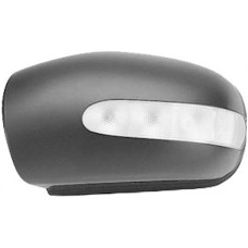 MIRROR COVER - W/INDICATOR - MATT BLACK (LH)