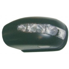 MIRROR COVER - W/INDICATOR - MATT BLACK (LH)