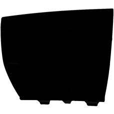 REAR BUMPER SPOILER SIDE - HB/SALOON - ROUGH BLACK (LH)