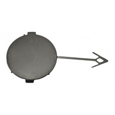 FRONT BUMPER TOW HOOK COVER - BLACK