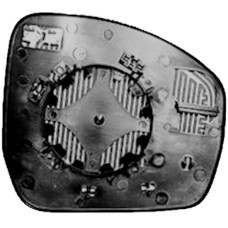 MIRROR GLASS - HEATED (BLUE) (LH)