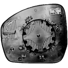 MIRROR GLASS - HEATED (BLUE) (RH)