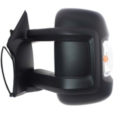 DOOR MIRROR - MEDIUM ARM - ELEC/HTD/IND - BLACK (LH)