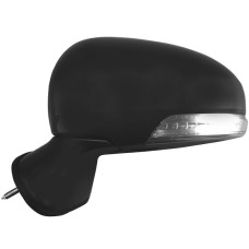 DOOR MIRROR - ELECTRIC/HEATED/INDICATOR/POWER FOLD - MATT BLACK (LH)