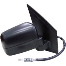 DOOR MIRROR - MANUAL - TWIN GLASS - BLACK (RH)