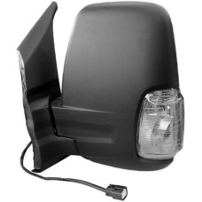 DOOR MIRROR - SHORT ARM - ELEC/HTD - CLEAR INDICATOR - BLACK (LH)