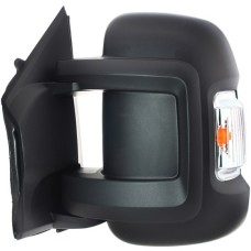 DOOR MIRROR - SHORT ARM - MANUAL/IND - BLACK (LH)