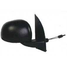 DOOR MIRROR - MANUAL/CABLE - BLACK >2009 (RH)