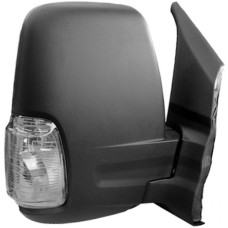 DOOR MIRROR - SHORT ARM - MANUAL - CLEAR INDICATOR - BLACK (RH)