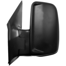 DOOR MIRROR - SHORT ARM - MANUAL - NO INDICATOR - BLACK (LH)