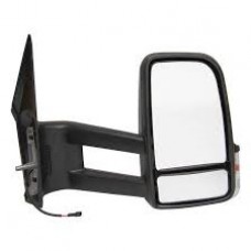 DOOR MIRROR - LONG ARM - MANUAL/INDICATOR - BLACK (RH)
