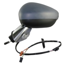 DOOR MIRROR - ELECTRIC/HEATED/INDICATOR (CHROME ARM, PRIMED COVER) (LH)