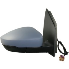 DOOR MIRROR - ELECTRIC/HEATED - 12 PIN SQUARE PLUG - PRIMED (RH)