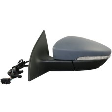 DOOR MIRROR - ELECTRIC/HEATED/KERB LAMP/INDICATOR - PRIMED (LH)