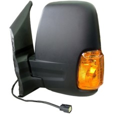 DOOR MIRROR - SHORT ARM - ELEC/HTD/POWER FOLD - AMBER INDICATOR - BLACK (LH)