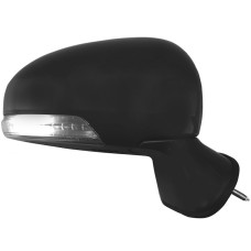 DOOR MIRROR - ELECTRIC/HEATED/INDICATOR - MATT BLACK (RH)