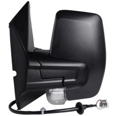 DOOR MIRROR - ELECTRIC/HEATED/INDICATOR - BLACK (LH)