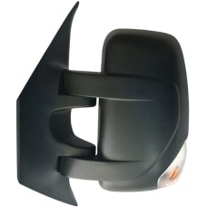 DOOR MIRROR - SHORT ARM - ELEC/HTD/CLR IND, AMB REFLECTOR/BLIND SPOT - BLACK (LH)