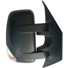 DOOR MIRROR - SHORT ARM - ELEC/HTD/CLR IND, AMB REFLECTOR/BLIND SPOT - BLACK (RH)