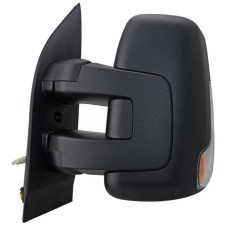 DOOR MIRROR - SHORT ARM - ELECTRIC/HEATED - BLACK (LH)