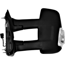 DOOR MIRROR - XLWB - LONG ARM - ELECTRIC/HEATED/INDICATOR - BLACK (LH)