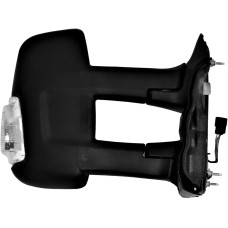 DOOR MIRROR - XLWB - LONG ARM - ELECTRIC/HEATED/INDICATOR - BLACK (RH)