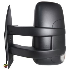 DOOR MIRROR - LONG ARM - ELECTRIC/HEATED - BLACK (LH)