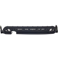 REAR BUMPER SPOILER - 5DR - NO HOLES (BLACK, TEXTURED)