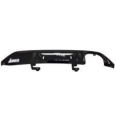 REAR BUMPER SPOILER - TWIN EXHAUST HOLE (GLOSS, BLACK)