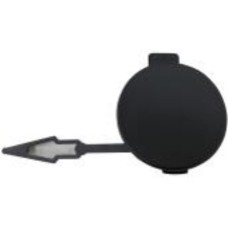 REAR BUMPER TOW HOOK COVER (BLACK, TEXTURED)