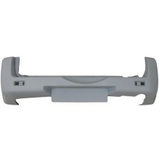 REAR BUMPER - NO HOLES - W/RECESS FOR SPARE WHEEL (PRIMED)