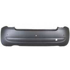 REAR BUMPER - POP - W/BUILT IN MOULDING & 3 PARK SENSOR HOLES - PRIMED