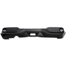 REAR BUMPER - LOWER - W/CENTRE FOG LAMP HOLE - MATT BLACK
