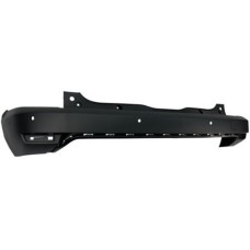 REAR BUMPER - W/PARK SENSOR HOLES (MATT, BLACK)