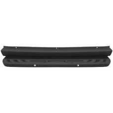 REAR BUMPER CENTRE - W/STEP - W/PARK SENSOR HOLES - BLACK
