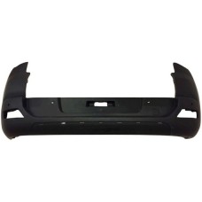 REAR BUMPER - CHROME TRIM TYPE - W/PSH - BLACK